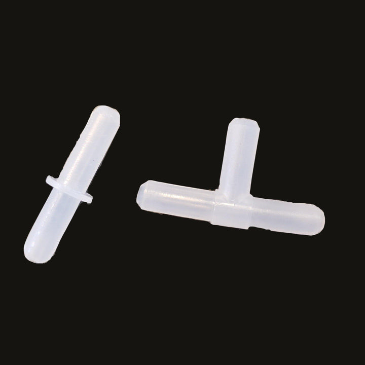 Straight-T-Shape Airline Tubing Connectors (3-Count) - Windy City Aquariums